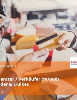 Verkaufsberater / Verkäufer (m/w/d) für Fahrräder & E-Bikes - Sankt Augustin