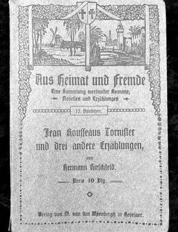Aus Heimat und Fremde von Hermann Hirschfeld 32. Bändchen - Niederfischbach