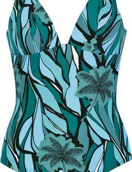 Naturana Badeanzug Beautiful Beaches integrierte Cups, figurbetonend, mit Muster, elastisch, bequem