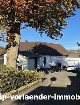 53783 Eitorf VIP-1468 "Schöner Bungalow mit Garage in Höhenlage mit Fernblick! Am Ende einer ruhigen Sackgasse! - Eitorf