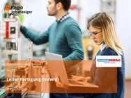 Leiter Fertigung (m/w/d) - Dischingen