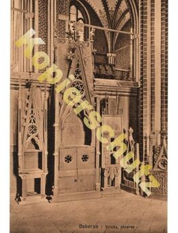 Alte Ansichtskarte „Doberan – Kirche, Inneres“, ca. 1912 - Landsberg