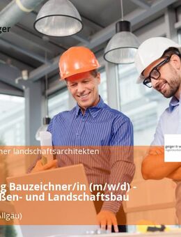 Ausbildung Bauzeichner/in (m/w/d) - Tief-, Straßen- und Landschaftsbau - Kempten (Allgäu)