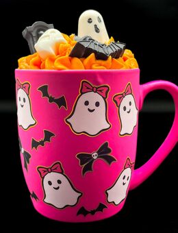 Duftkerze „Halloween Mug“ Pink, Geister❤️24,99€❤️ - Weimar