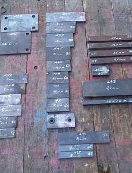 Metall Platten Reste verschiedene Größen - Büdingen