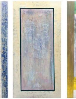 „SCHRIFTTAFEL“ – Bildkomposition in Mischtechnik auf Holz - Langen (Hessen)
