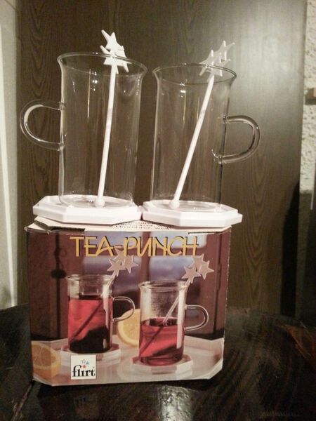 2 Tee Gläser - Tea-Punch in OVP ⭐NEU⭐ - Vilshofen (Donau) Zentrum