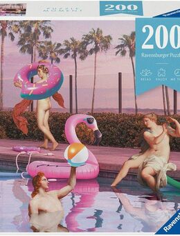 Ravensburger Puzzle Poolparty, 200 Puzzleteile, Made in Europe