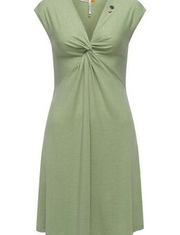 Ragwear Jerseykleid Comfrey Solid stylisches Sommerkleid mit tiefem V-Ausschnitt