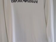 EMPORIO ARMANI PULLOVER/SWEATER/SWEATSHIRT WEIß. DESIGNER. LUXUS. HILFIGER. BOSS. CALVIN. - Lampertheim