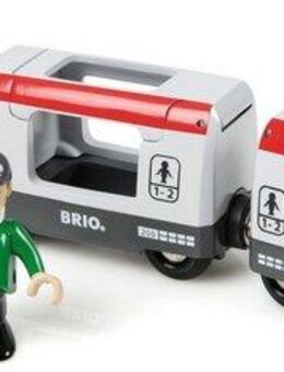 BRIO® Spielzeug-Eisenbahn BRIO® WORLD, Roter Reisezug