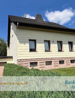 Gepflegt, solide-freistehendes Einfamilienhaus mit Garten und Garage in ruhiger Lage von Eppelborn! - Eppelborn