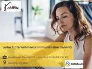 Leiter Unternehmenskommunikation (m/w/d) - Sankt Leon-Rot