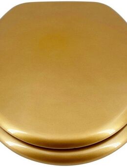 ADOB WC-Sitz, äußerst stabil, Messing verchromte Scharniere