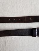 Gürtel ESPRIT Leder schwarz 80 cm in 22175