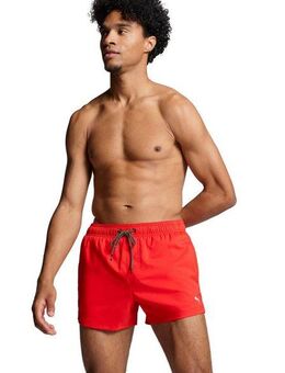 PUMA Badeshorts PUMA SWIM MEN SHORT LENGTH SWIM SHORTS mit seitlichen Eingriff-Taschen, Gesäßtasche mit Klettverschluss