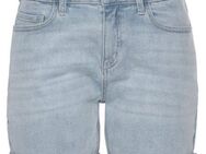 Vivance Jeansshorts mit dezenter Waschung, Bermudas zum Krempeln, kurze Hose mit Stretch