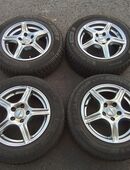 4 Alufelgen Ford Focus,C Max W 195 65 15 Winterreifen 3A in 55576