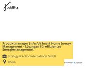 Produktmanager (m/w/d) Smart Home Energy Management - Lösungen für effizientes Energiemanagement - Rhede