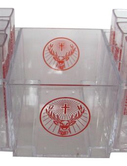 Jägermeister - Glashalter mit 6 Gläsern aus Plexiglas - Tooterrack - Doberschütz