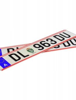 Autokennzeichen KFZ Kennzeichen für Sammler oder Showzwecke original geprägt Österreich Nummernschild Set 5673 - Wuppertal