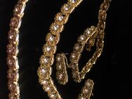Set Vergolde Ohrringe Ring Kette Armband Sud Dresden verschenke - München