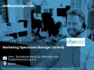 Marketing Operations Manager (m/w/d) - Berlin