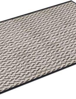 wash+dry by Kleen-Tex Teppich Duo Latte, rechteckig, Höhe: 9 mm, rutschhemmend, In- und Outdoor geeignet, waschbar