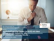 Wirtschaftsprüfer*innen (w/m/d) mit dem Schwerpunkt Industrie- oder Handelsunternehmen für die Bilanzkontrolle im Geschäftsbereich Wertpapieraufsicht - Frankfurt (Main)