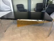 Schreibtisch USM Haller Designer Eiche schwarz funiert 200x100cm - Hofheim (Taunus)