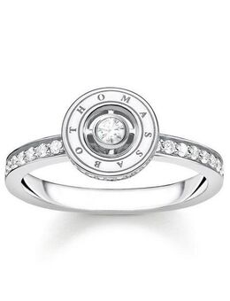 THOMAS SABO Fingerring Kreis, mit Zirkonia (synth)