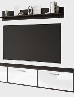 INOSIGN Wohnwand BOGOTA XL, Vitrine Türanschlag links/rechts wechselbar, (Komplett-Set, 4-St), viel Stauraum, hängend und stehend montierbar
