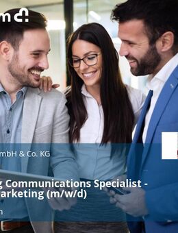 Marketing Communications Specialist - Produktmarketing (m/w/d) - Fronhausen