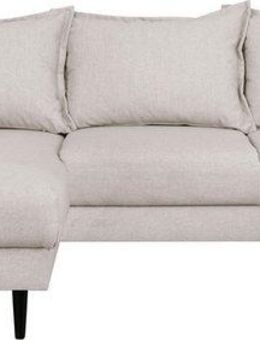 Home affaire Ecksofa VEYRAS L-Form, hoher Sitzkomfort, Maße B/T/H: 230/150/76 cm, mit Wellenunterfederung, incl. Rückenkissen und Zierkissen