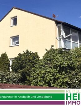 2 Zi. Eigentumswohnung im Dachgeschoss mit Gartenanteil - Petersaurach