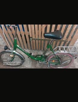 Wunderschönes Klappfahrrad in grün - Leipzig