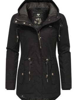 Ragwear Winterjacke Monadis Black Label stylischer Winterparka für die kalte Jahreszeit