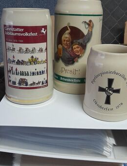 Bierkrüge 1ltr. 50 verschiedene Bierkrüge (Stein)Stückpreis 10€ - Cleebronn