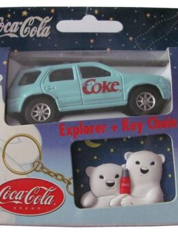 Coca Cola - Explorer & Key Chain - Pkw & Schlüsselanhänger - Ford Escape - Pkw - Doberschütz