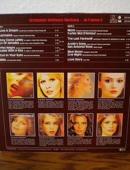 Anthony Ventura-Je t´aime 9-Traummelodien-Vinyl-LP,1981 - Linnich