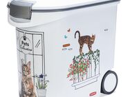 Curver Trockenfutterbehälter Katze - Balkon-Design: bis 12 kg Trockenfutter (35 Liter)