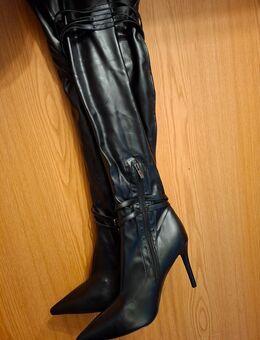 Overknee Stiefel Gr.45 schwarz - Bautzen