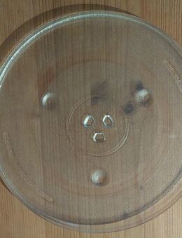 Drehteller für Mikrowelle, Glas, Durchmesser ca. 31,5 cm, einwandfreier Zustand, da unbenutzt. - Schwabach