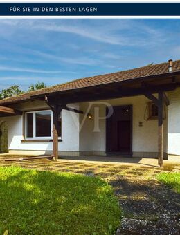 Herrschaftlicher Bungalow mit fantastischem Fernblick und riesigem Baufenster zur Erweiterung - Alzenau