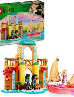 LEGO® Glinda, Elphaba und Nessarose an der Universität Shiz (75681) Konstruktionsspielsteine, (304 St), LEGO Wicked, Made in Europe