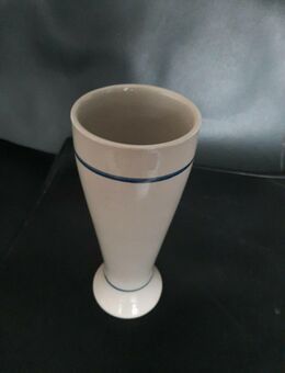 Keramik Vase grau hoch ca. 23cm Durchmesser ca. 9cm - Essen