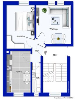 Kapitalanleger aufgepasst! 2 Zimmerwohnung in kleinem Wohnhaus - Mannheim
