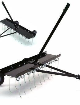 Vertikutierer Rasenstriegel Rasenkamm Rasenlüfter Rasentraktor Entmooser 100cm - Ingolstadt