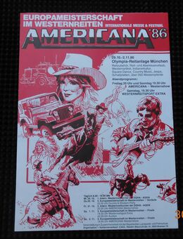 Americana 1986 München Westerreiten Quater Horse Pferd Reiten - München Maxvorstadt