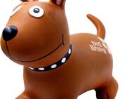 Jamara Hüpftier Hund, braun, inkl. Luftpumpe